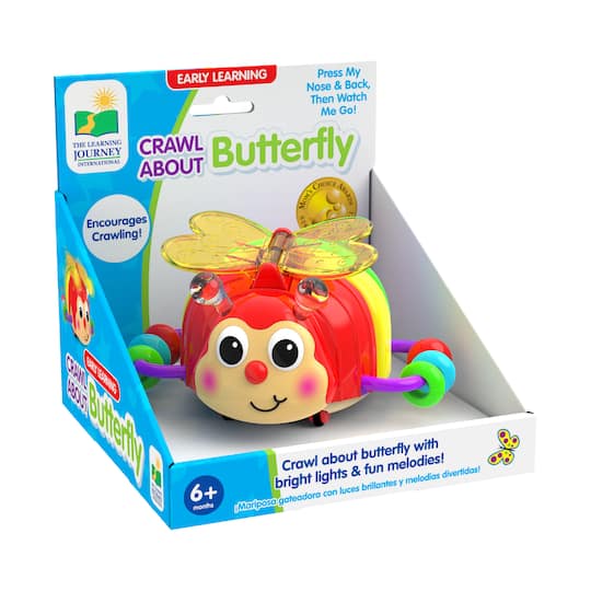 Early Learning - Crawl About Butterfly By The Learning Journey | 6.3" x 6.3" x 6.06" | Michaels®